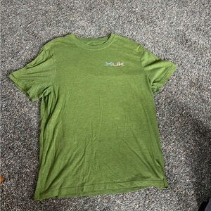 Huk Olive Green Short Sleeve Tee
